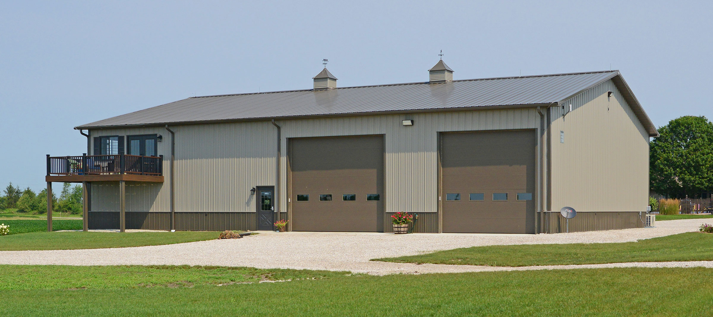 Pole Barn Residential Shop and House