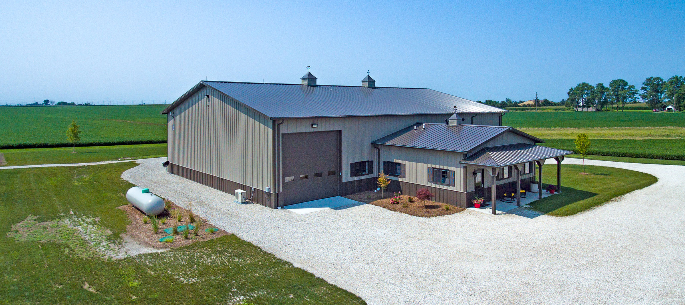 Suburban Pole Barn Shop